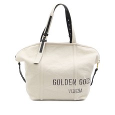 골든 구스 로고 쇼퍼 백