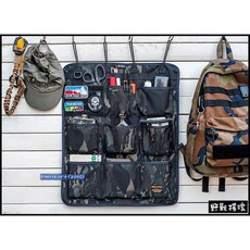 野戰搖滾 SECTOR SEVEN 軍風壁掛式收納掛板【Multicam Black】迷彩雜物袋工具掛板, 黑色多地形, 1個