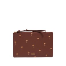 빔바이롤라 팜스 라지 레더 메이크업 파우치