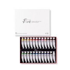 ShinHan PWC 頂級專家透明水彩顏料盒裝組 15ml-24色