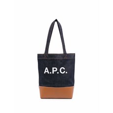 A.P.C. 로고 프린트 토트 백