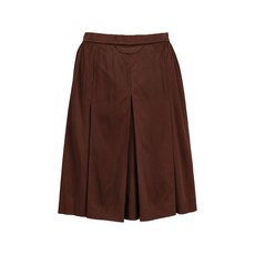 펜디 중고 플리츠 미디 스커트