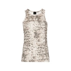 핀코 스네이크 스킨 프린트 탑