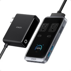 Anker Prime Charging Station 240W 8合1充電站延長線 - 18個月保固, 1個, 美版(三孔)