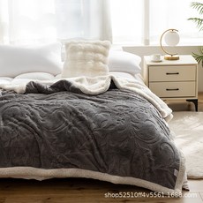 HOME COLLECTION CLOTH ART 雙層加厚羊羔絨毛毯