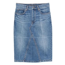 알렉산더왕 데님 미디 스커트