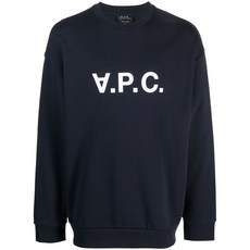 A.P.C. 로고 프린트 오가닉 코튼 티셔츠