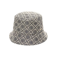 토리 버치 로고 자카드 버킷 햇