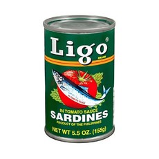 LIGO 茄汁沙丁魚 155g, 1個