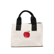 MSGM 애플 자수 스몰 토트 백