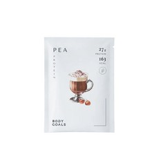 BODY GOALS 豌豆蛋白飲Pro-榛果可可 27克蛋白質 低卡 素食可用 台灣製造, 40g, 1包