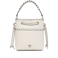 핀코 브레이디드 핸들 버킷 백