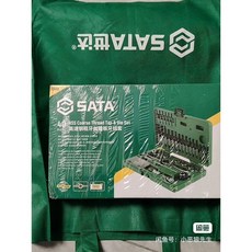 世達 SATA 40件高速鋼粗牙絲錐板牙組套, 1個, 默認