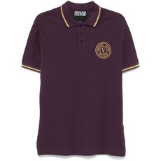베르사체진쿠튀르 V 엠블럼 폴로 셔츠