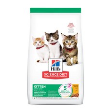 希爾思 Hill's 幼貓飼料 1歲以下 雞肉特調配方 幫助幼貓健康成長, 雞肉+米飯, 3.17kg, 1包