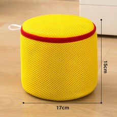 三層網文胸護洗袋 15*17cm 丁香紫, 內衣護洗袋15*17cm靚麗黃, 1套