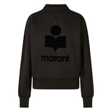 이자벨 마랑 플록 로고 크루 넥 스웨트셔츠