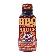 ダイショー BBQ醬 煙燻黑胡椒風味 番茄基底, 240公克, 1個