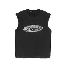 퍼플브랜드 시퀸 장식 텍스처 탱크 탑