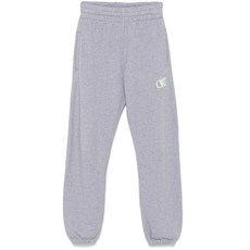 오프화이트 로고 자수 트랙팬츠