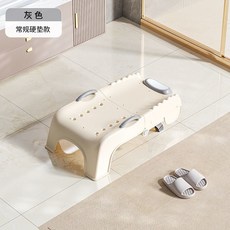 【格森】可折疊洗頭椅/洗髮躺椅凳 加厚家用洗頭神器 男女通用, 灰色pp硬墊,基礎款, 1個