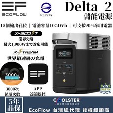 EcoFlow Delta 2 儲能電源 1024Wh