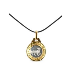불가리 중고 18kt yellow gold Zodiac Aries pendant