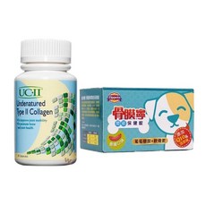 Zippets 吉沛思 UC-II 關節健力膠囊 骨膜寧 關節保健錠 犬用營養品, 1個, 關節健力膠囊 30顆粒