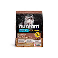 Nutram 紐頓 貓糧1.13kg 無穀全能 均衡 貓乾糧 貓主食 貓飼料, 1個, T22無榖火雞