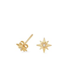 다우어앤드홀 노스 스타 14K 옐로 골드 다이아몬드 링