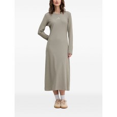 아디다스 올 SZN 골지 긴소매 드레스