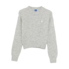 휴고 로고 패치 스웨터