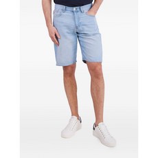 아르마니익스체인지 로고 패치 데님 쇼츠