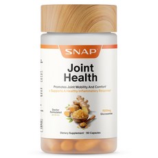 SnapSupplements 關節葡萄糖胺 1500毫克膠囊, 1個, 90錠
