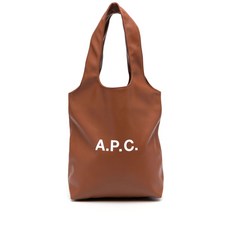 A.P.C. 니논 로고 프린트 스몰 토트 백