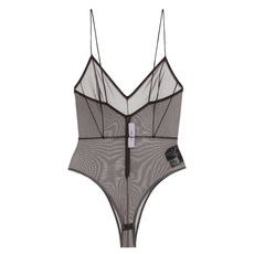 알렉스페리 V넥 지퍼 바디수트