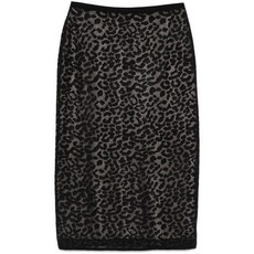 띠어리 레이스 미디 스커트