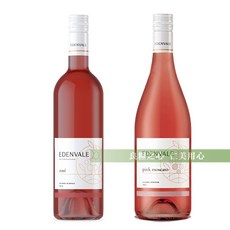 EDENVALE 養生葡萄飲 粉紅莫斯卡托/桃紅 無酒精, 1個, 粉紅莫斯卡托1瓶