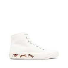 겐조 타이거 프린트 레이스업 스니커즈