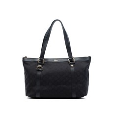 구찌 중고 2016-2026 GG 나일론 애비 D 링 토트 백