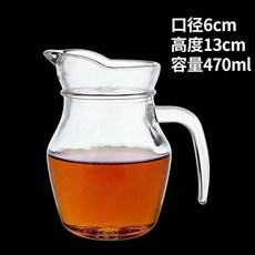 小扎壺 鷹嘴無蓋小扎壺 紅酒白酒洋酒分酒器酒吧餐廳家用玻璃壺倒酒壺, 1只, N/A, 普通款