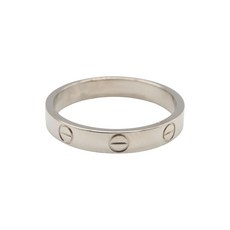 까르띠에 중고 2010's 러브 18K 화이트 골드 미니 링