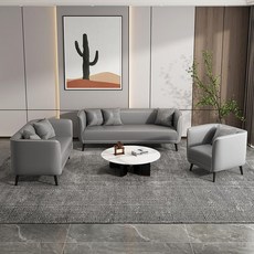 可開發票 沙發 北歐簡約現代客廳小戶型沙發臥室出租房雙三人簡易科技布