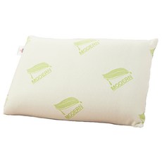 MODERN平面乳膠枕 柔軟支撐 透氣舒適 改善睡眠姿勢 提升睡眠品質, 1入, 綠色針織布