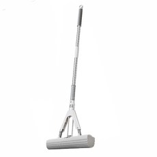 免手洗膠棉拖把 輕鬆清潔 強力吸水 可替換拖把頭, 1個, 海綿拖把【超取限4支】