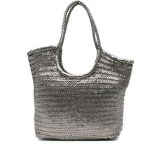 드래곤디퓨전 사선 우븐 토트 백