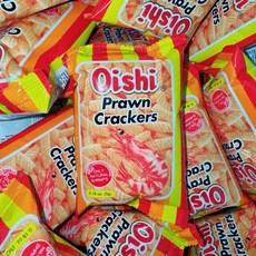 Oishi 鮮蝦餅, 1個, 鮮蝦條(原味)5g, 鮮蝦條, 5g