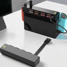 遊戲卡切換器 支援電視輸出及無線遙控, 1個, Switch遊戲卡四片切換器-一代專用