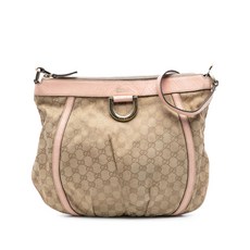 구찌 중고 2016-2025 GG 캔버스 애비 D링 크로스 백