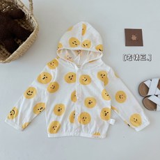 嬰兒防曬外套 嬰幼兒薄款外套 可愛滿版造型